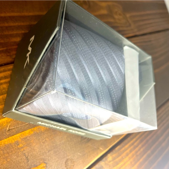 NIB Michael Kors Blue Striped Tie - Picture 3 of 8